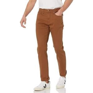 Amazon Essentials Jeans Mens 42x30 Brown Slim Fit Stretch Denim Pants Casual